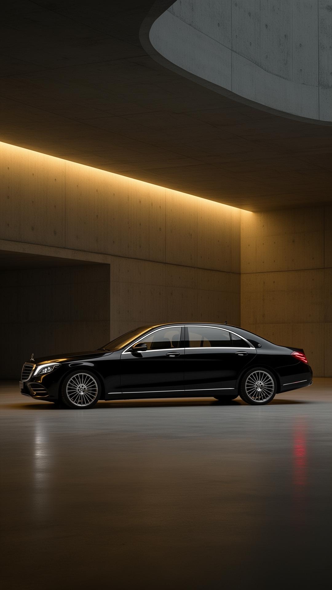 Black Mercedes S-Class